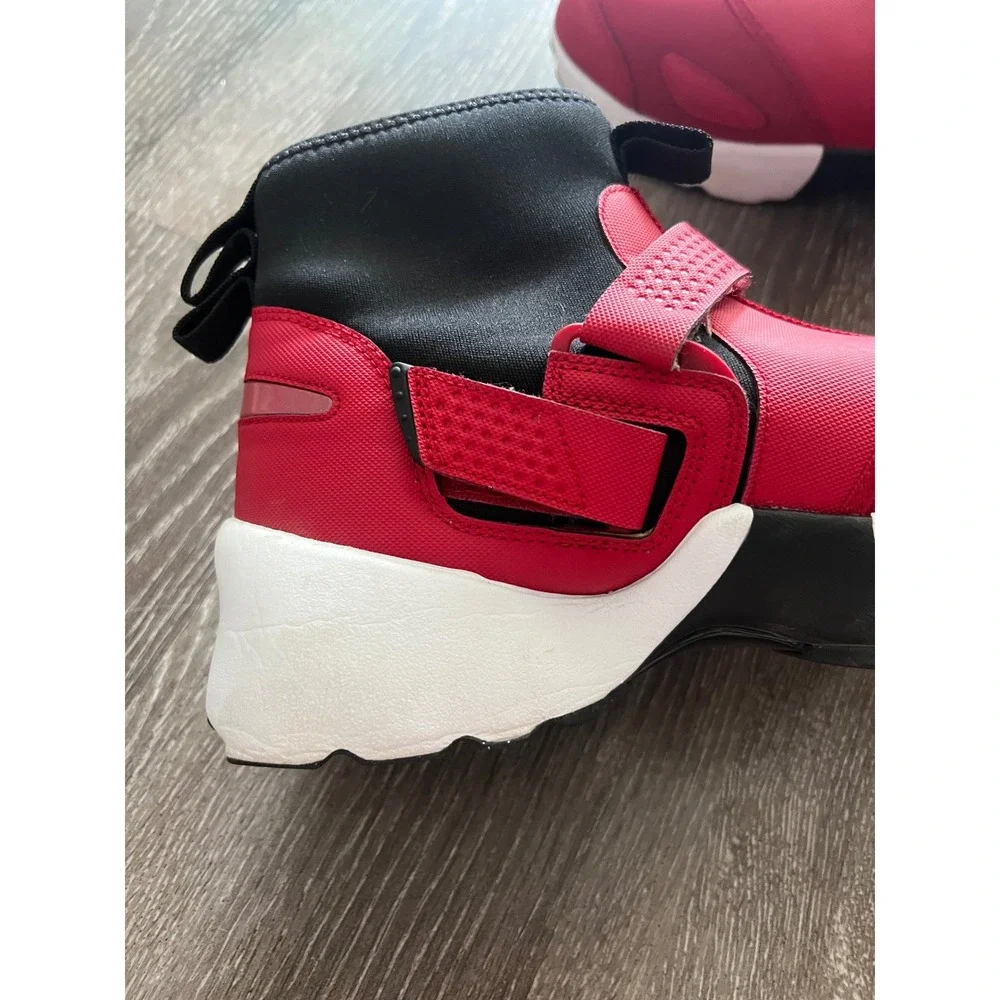 Air Jordan Trunner LX High Sneakers Mens 10 Red Black Zip BV1272-600